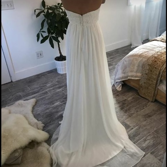 Wedding dress strapless princess cut - Picture 3 of 7